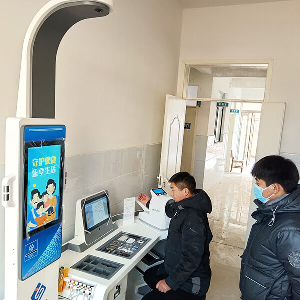 多功能健康體檢一體機測量現(xiàn)場 多功能健康體檢一體機測量現(xiàn)場